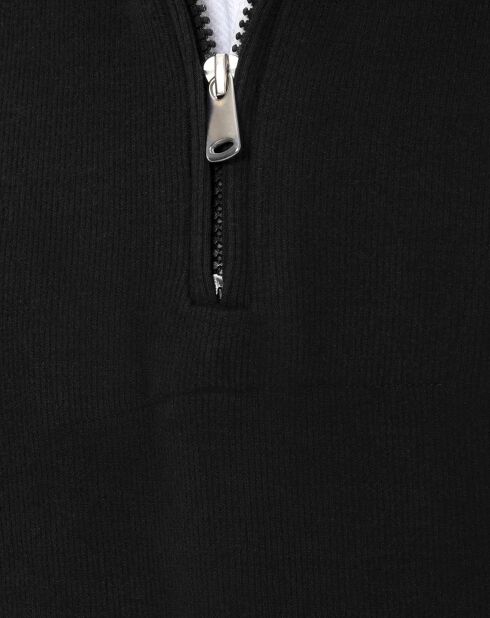 Sweat zippé Armanie noir