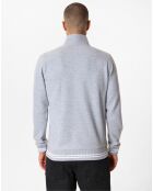 Sweat zippé Armanie gris