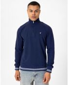 Sweat zippé Armanie bleu