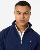 Sweat zippé Armanie bleu