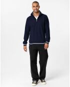 Sweat zippé Armanie bleu