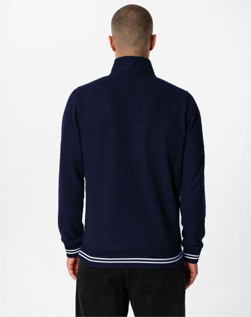 Sweat zippé Armanie bleu