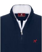 Sweat zippé Armanie bleu