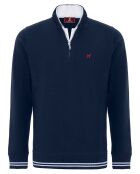 Sweat zippé Armanie bleu