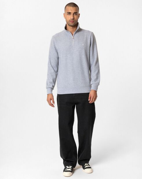 Sweat zippé Raul gris