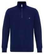 Sweat zippé Attilio bleu