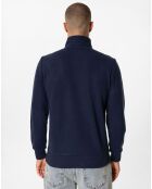 Sweat zippé Attilio bleu