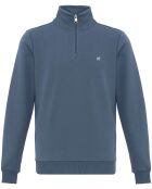 Sweat zippé Attilio bleu