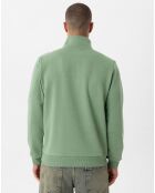 Sweat zippé Attilio vert