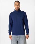 Sweat zippé Hans bleu