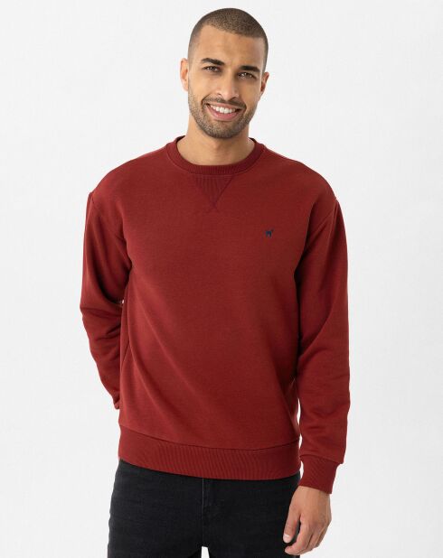 Sweat Hierro bordeaux