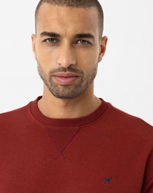 Sweat Hierro bordeaux