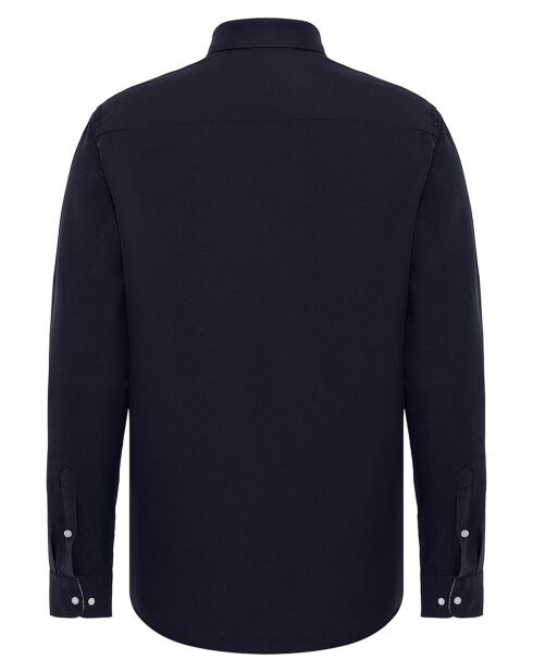 2 Chemises Enrique noir/bleu