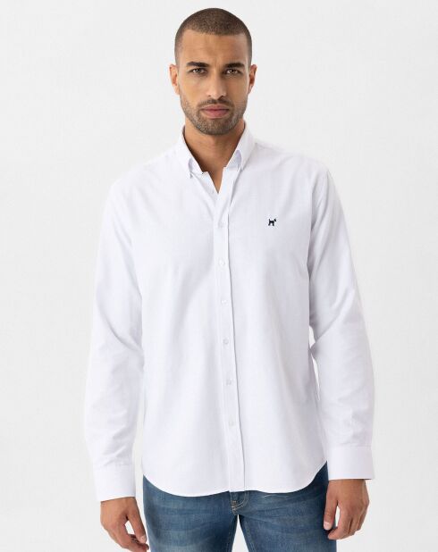 2 Chemises Fernando blanc/bleu