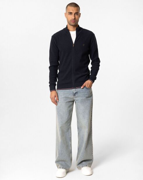 Gilet Gomera bleu