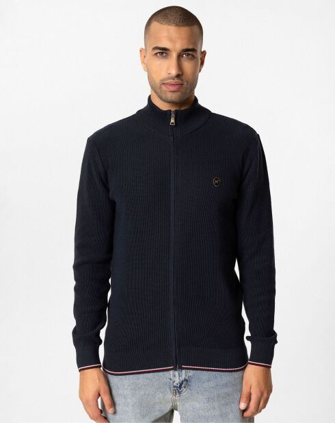 Gilet Gomera bleu