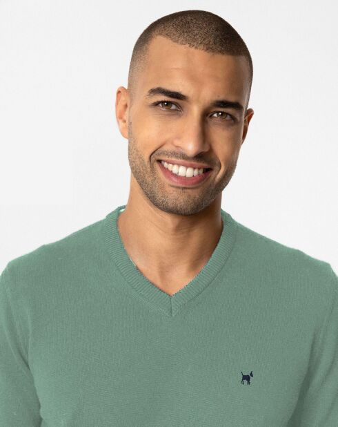Pull Armanie vert