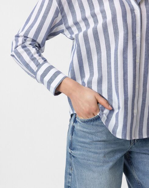 Chemise  Fuerteventura bleue