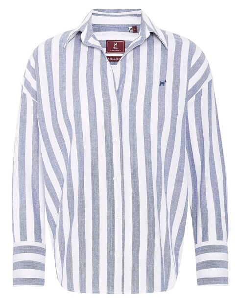 Chemise  Fuerteventura bleue
