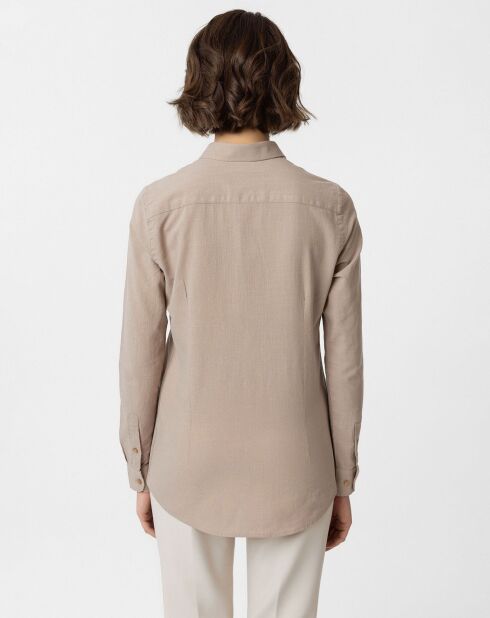 Chemise Dante camel
