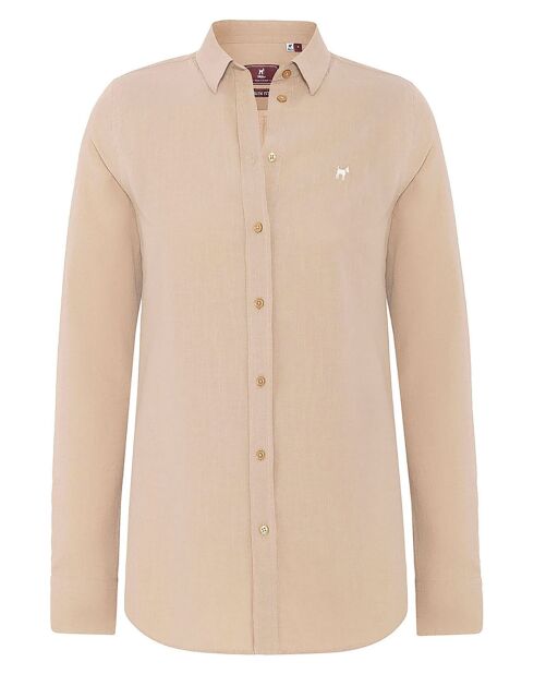 Chemise Dante camel
