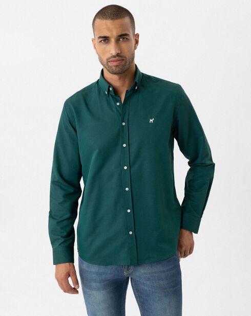 Chemise Miami bleu/vert