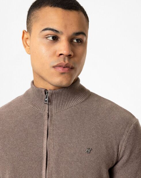 Gilet Attilio marron