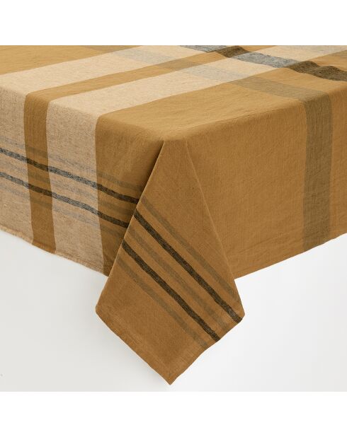 Nappe en Lin & Coton Aalborg gold