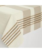 Nappe en Lin & Coton Aalborg tabac