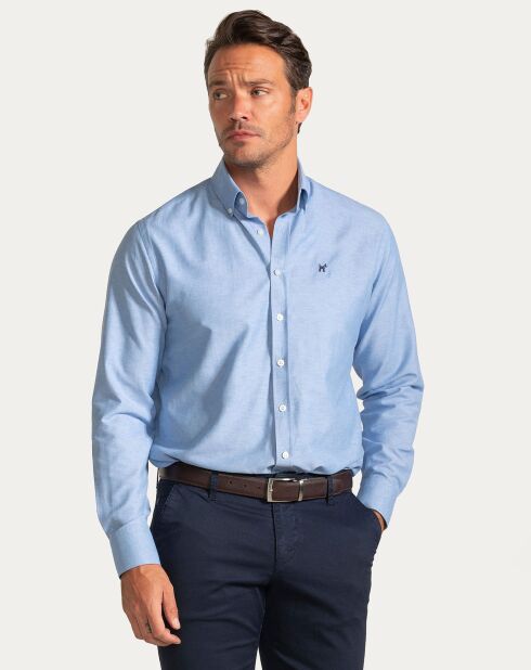 Chemise Luna bleue