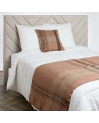 Housse de coussin 100% Lin Aalborg cimarron - 45x45 cm