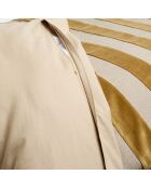 Housse d'édredon en Velours & Lin Brisbane gold - 85x200 cm