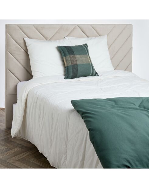 Housse de coussin 100% Lin Aalborg pigeon - 45x45 cm