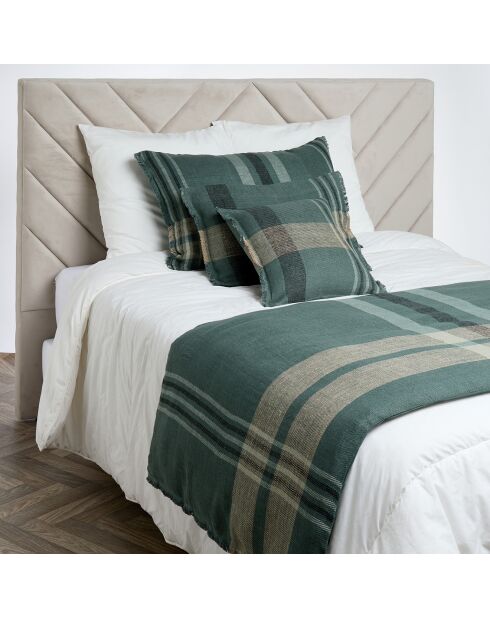 Housse de coussin 100% Lin Aalborg pigeon - 45x45 cm