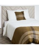 Housse de coussin 100% Lin Aalborg kaki - 45x45 cm