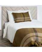 Housse de coussin 100% Lin Aalborg kaki - 50x80 cm