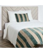 Housse de coussin en Velours & Lin Brisbane pigeon - 40x60 cm