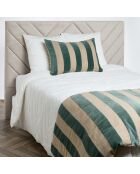 Housse de coussin en Velours & Lin Brisbane pigeon - 50x80 cm