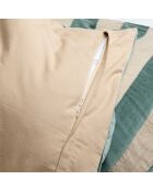 Housse d'édredon en Velours & Lin Brisbane pigeon - 85x200 cm