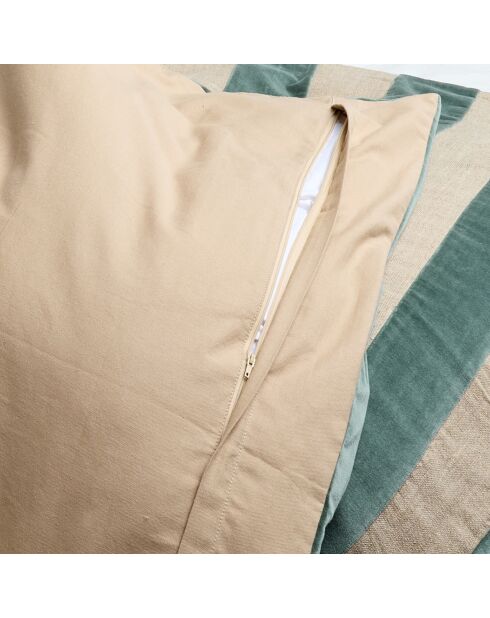 Housse d'édredon en Velours & Lin Brisbane pigeon - 85x200 cm