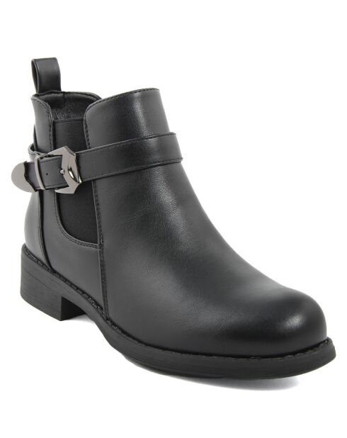 Bottines plates noires