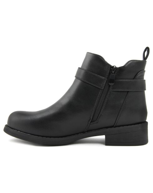 Bottines plates noires