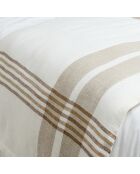 Housse d'édredon 100% Lin Aalborg tabac - 85x200 cm