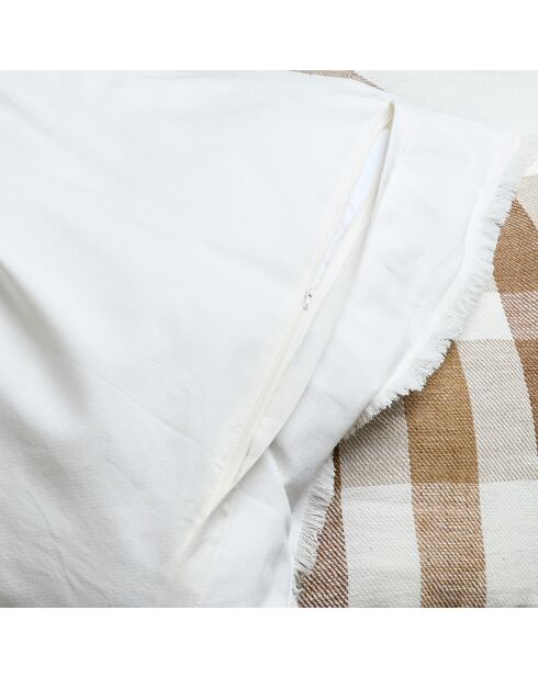 Housse d'édredon 100% Lin Aalborg tabac - 85x200 cm