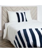 Housse de coussin en Velours & Lin Perth encre - 45x45 cm