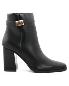 Bottines talon noires - Talon 8 cm