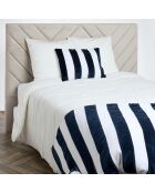 Housse de coussin en Velours & Lin Perth encre - 40x60 cm