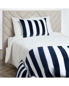 Housse de coussin en Velours & Lin Perth encre - 50x80 cm