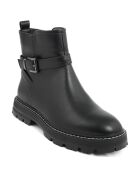 Bottines plates noires