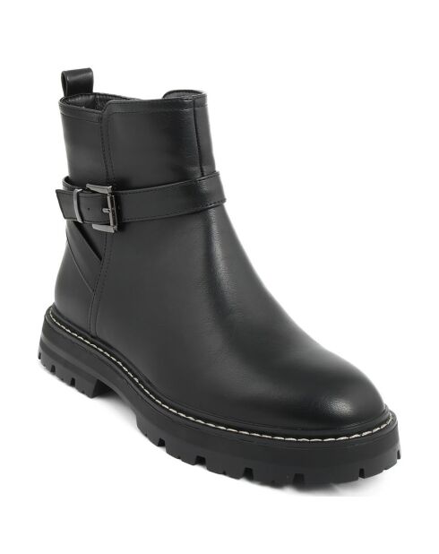 Bottines plates noires